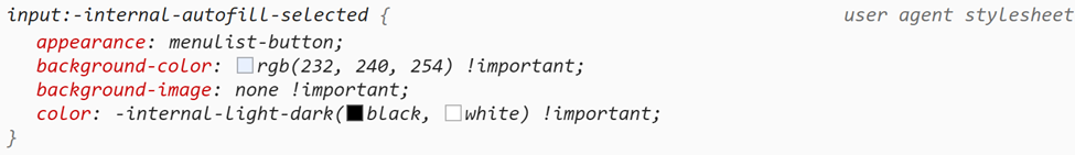 Chrome Autofill Disaster